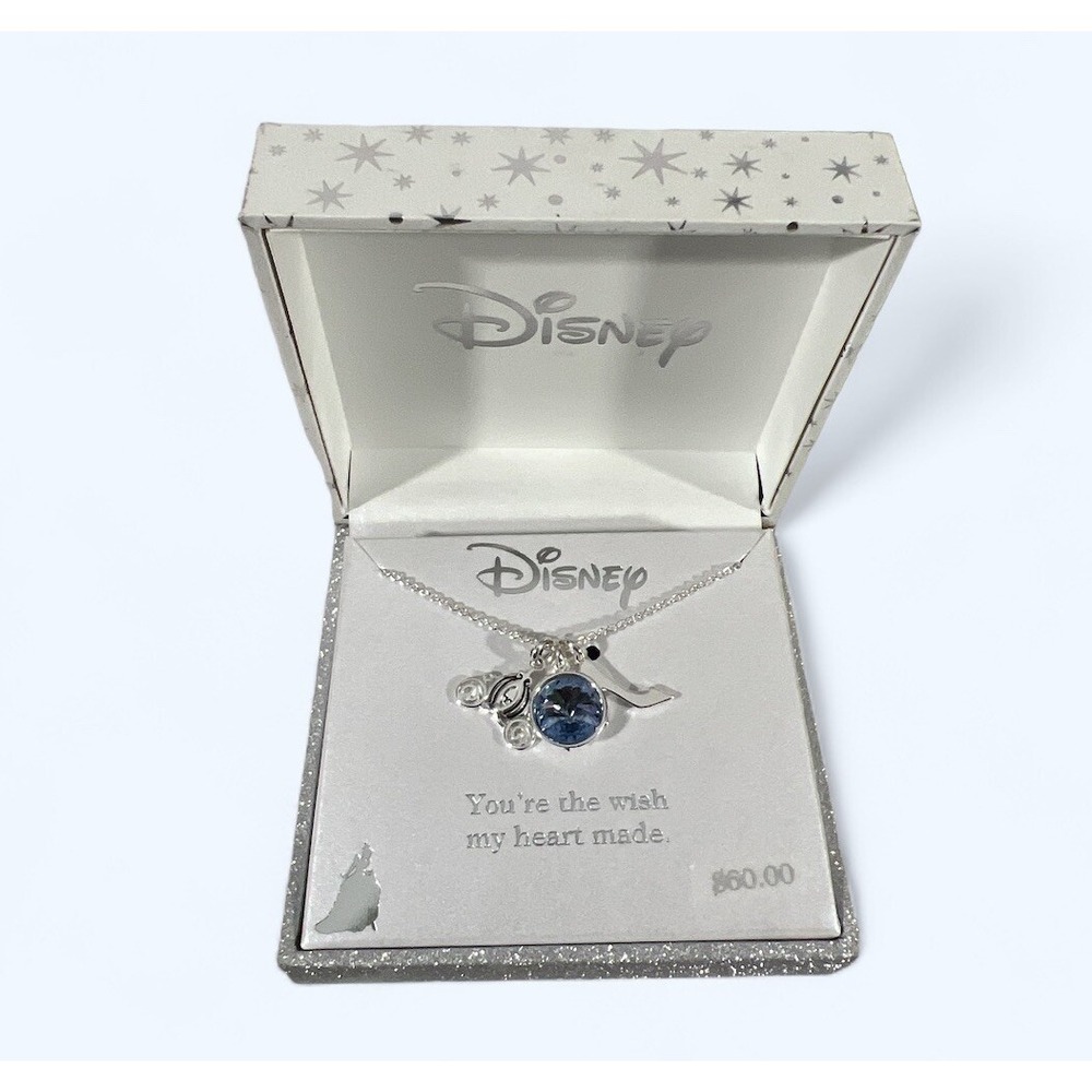 Cinderella Disney Believe In The Magic Silver Necklace